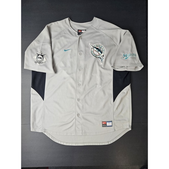 Nike Men's Josh Beckett #21 Florida Marlins MLB Jersey 2XL